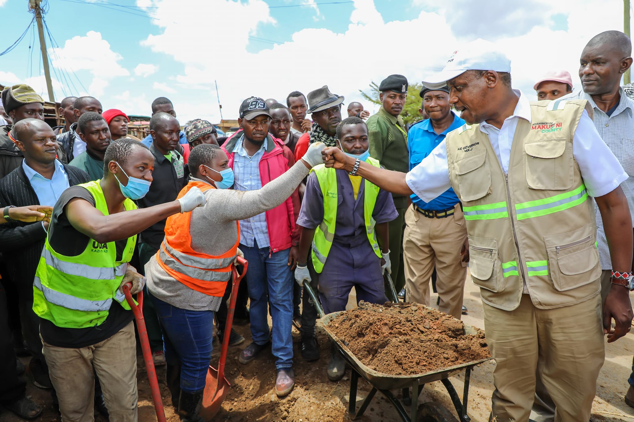 Governor Mutula's WalkingWork Tour of Sultan Hamud Government of